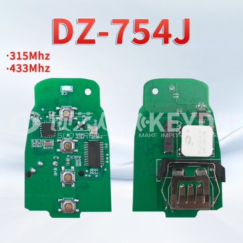 KD-奥迪754J全智能卡PCB主板-3键-315MHz 稳定版 支持KD VVDI