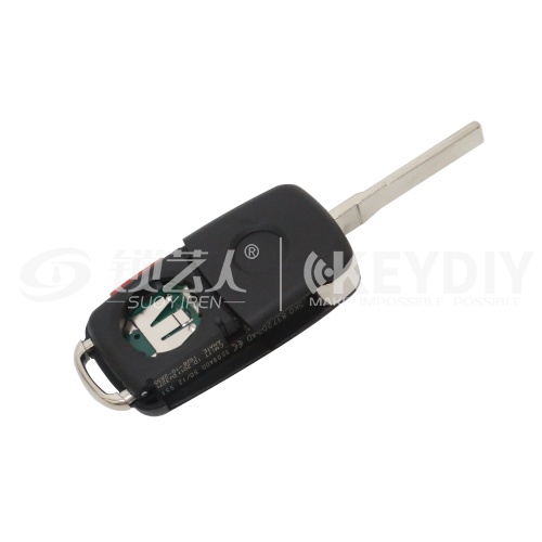 大众迈特威、夏朗折叠钥匙-4+1键-433MHZ-48芯片