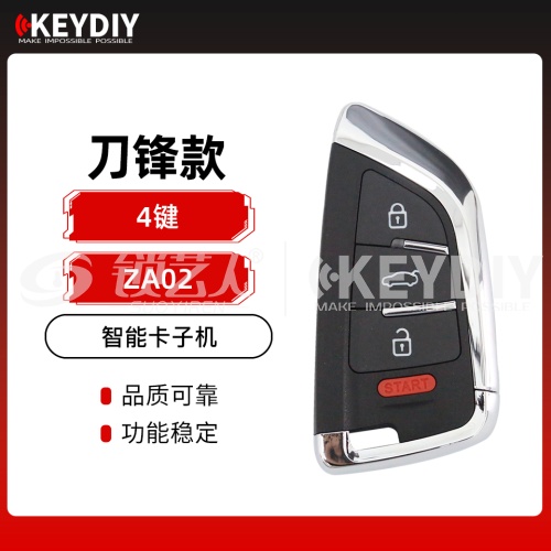 KEYDIY ZA02-KD 刀锋款智能卡子机-4键