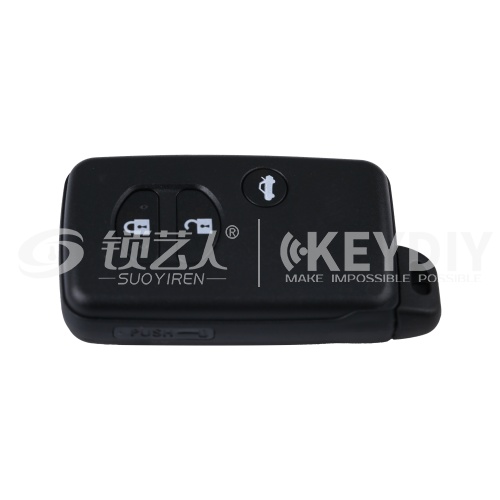 KD-TDA03丰田智能卡子机-4D芯片-3键-黑色 银色