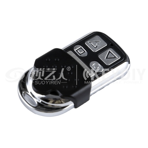 金属滑盖款分体对拷子机-4键 315/433 车库门遥控器 多功能对拷 兼容固定码 滚动码 学习码 卷帘门
