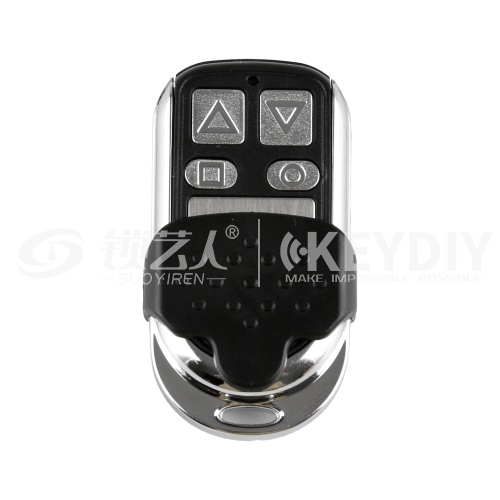 金属滑盖款分体对拷子机-4键 315/433 车库门遥控器 多功能对拷 兼容固定码 滚动码 学习码 卷帘门